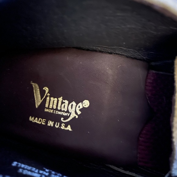 Vintage Shoe Company Ansley Suede Lace Up Oxfords in Olive green GUC - Picture 3 of 9